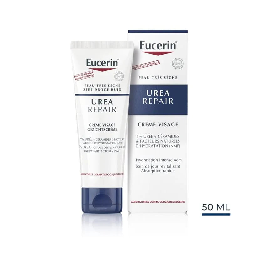 EUCERIN Urea Repair CRÈME VISAGE 5% D'URÉE